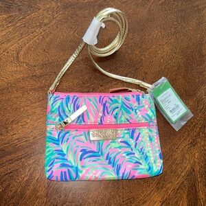 Colorful Tropical Lilly Pulitzer Crossbody Bag